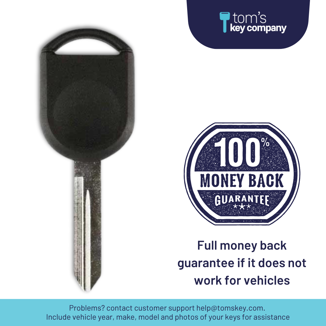 Transponder Key for Select Ford & Lincoln Vehicles (FORKEY-4D63) - Tom's Key Company