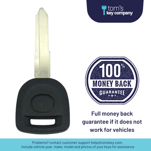 Transponder Key for Select Mazda Vehicles (MAZKEY-4D63) - Tom's Key Company