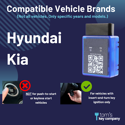 PairMyKey Car Key & Remote Programmer - Vehicle List B