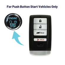 Cargar imagen en el visor de la galería, Acura MDX &amp; RDX 4-Button Smart Key with Trunk Release (ACUSK-4B-KR5V1X) - Tom&#39;s Key Company
