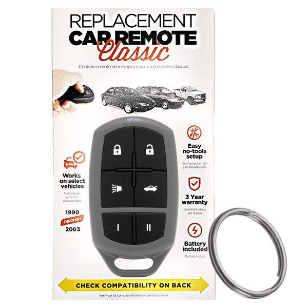 Classic Replacement Car Remote for Hundreds of Vehicles, Keyless Entry ...