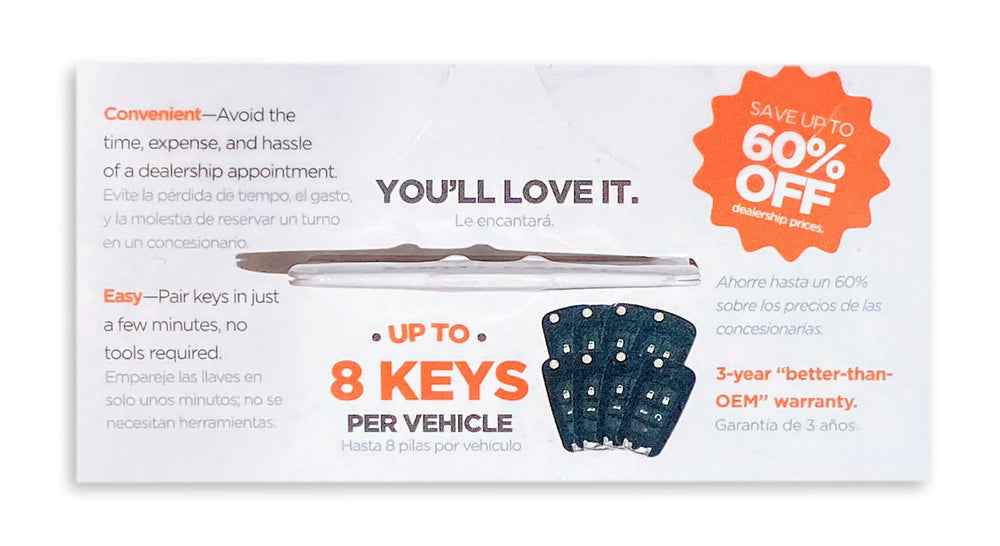 GM Simple Key 5 Button Flip Key (GMFK5TRSSK-KIT) | Tom's Key Company