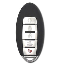 Cargar imagen en el visor de la galería, Nissan &amp; INFINITI 5 Button Smart Key Fob Remote Select Vehicles (NISK-E5TRZ0SK-FOB) - Tom&#39;s Key Company