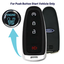 Load image into Gallery viewer, Refurbished Ford 4-Button Smart Key with Remote Start (FORPSK-4B-RS-OEM-PDL-REFURB) - Tom&#39;s Key Company