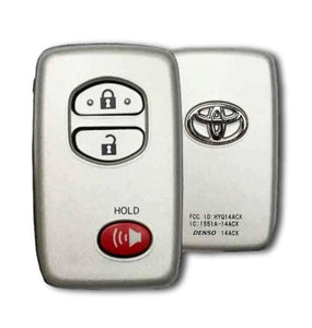REFURBISHED OEM: 2010-2019 Toyota 4Runner / 3-Button Smart Key FOB (REFURBISHED OEM: HYQ14ACX-3B-FOB-SILVER) - Tom's Key Company