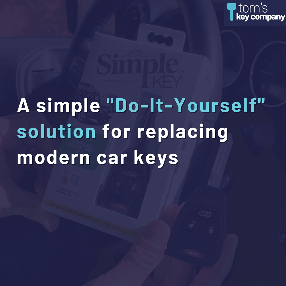 Chrysler, Dodge, and Jeep Simple Key Programmer for Key with 4 Buttons