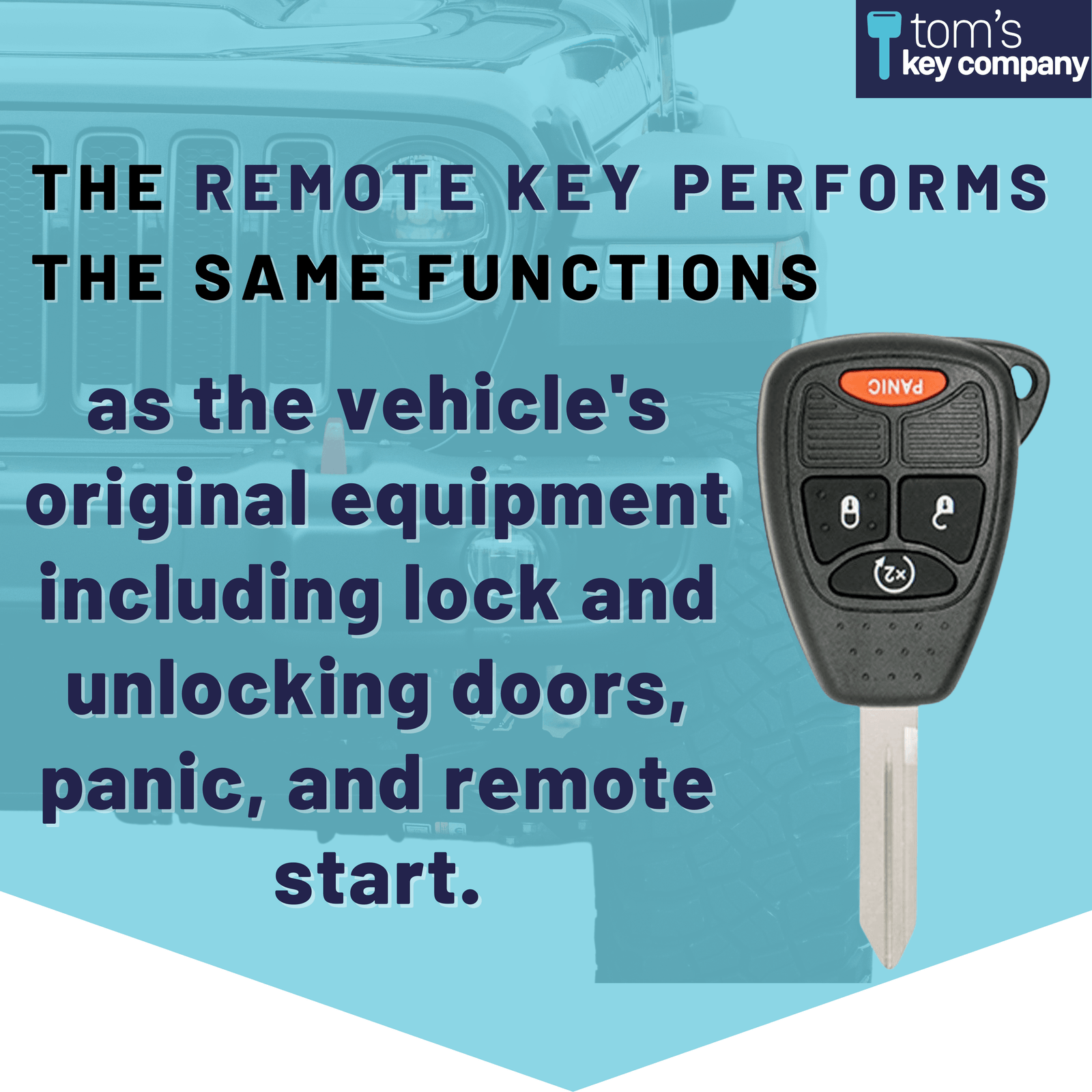 Dodge and Jeep Simple Key Programmer for Key with 4 Buttons Including