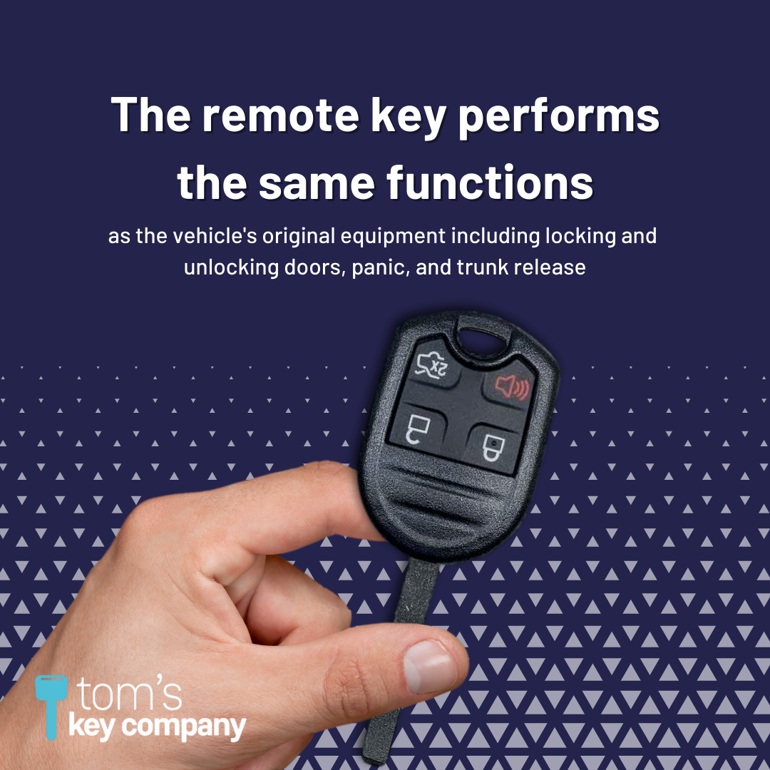 Ford 4-Button Aftermarket Smart Key with Remote Start (FORPSK-4B-RS-FOB-PDL)  – Tom's Key Company