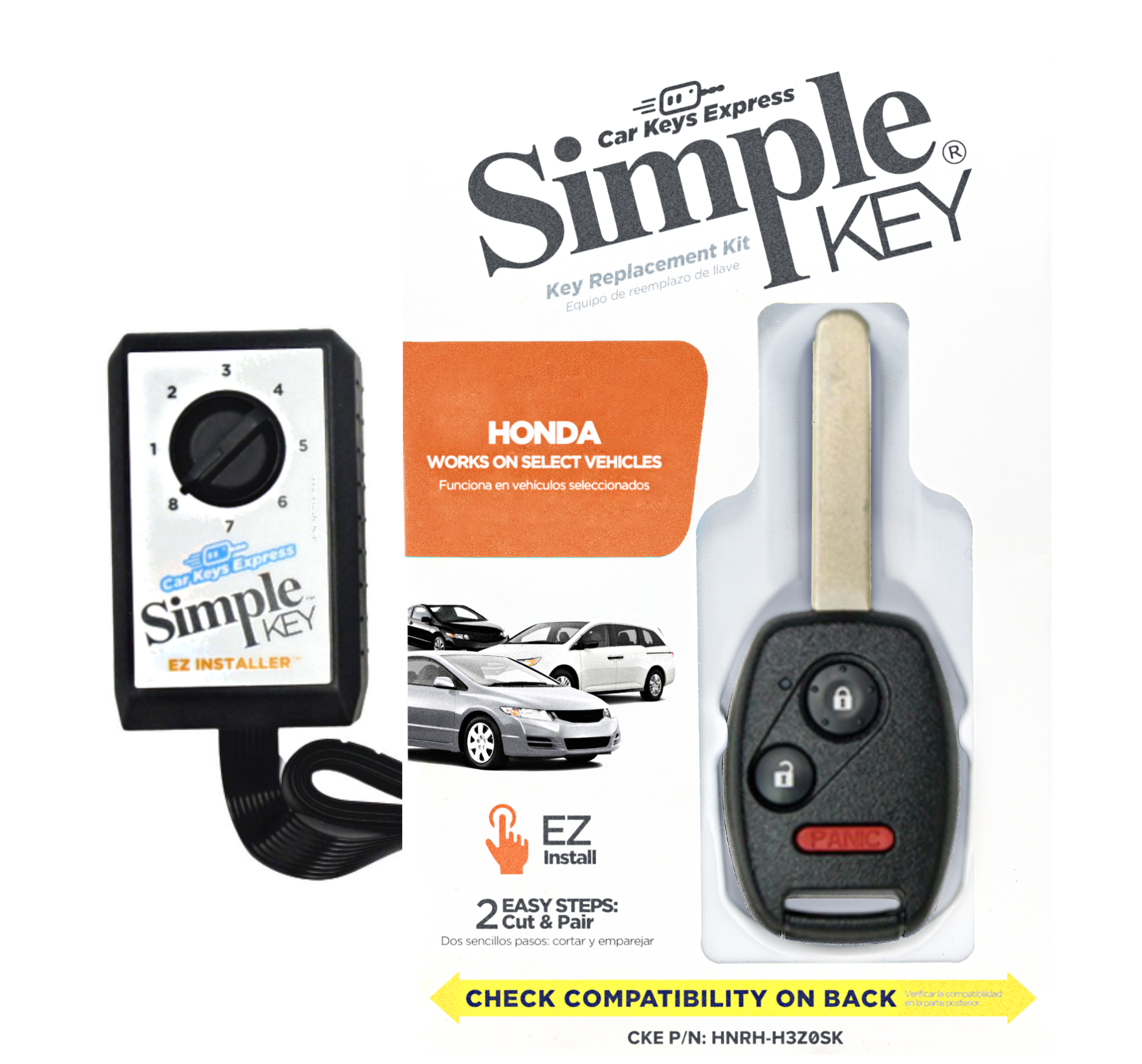 Simple Key Programming Kit - Honda Civic 2006-2011 & Honda Odyssey 2011-2017 N5F S0084A (HNRH-H3Z0SK-KIT) - Tom's Key Company