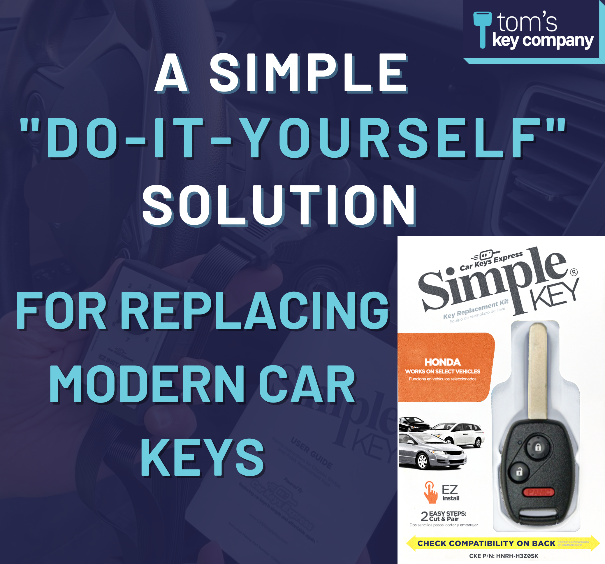 Simple Key Programming Kit - Honda Civic 2006-2011 & Honda Odyssey 2011-2017 N5F S0084A (HNRH-H3Z0SK-KIT) - Tom's Key Company