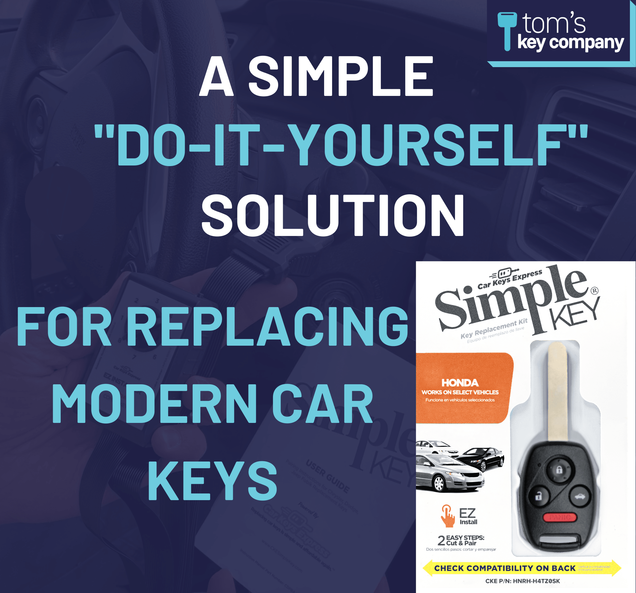 Simple Key Programming Kit - Honda Civic 2006-2011 - N5F S0084A (HNRH-H4TZ0SK-KIT) - Tom's Key Company