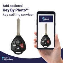 Cargar imagen en el visor de la galería, Toyota Camry Key and Remote (&quot;G&quot; Chip Key with 4 Button Keyless Entry Remote FOB) HYQ12BBY-4B-G - Tom&#39;s Key Company