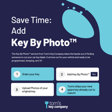 Load image into Gallery viewer, Toyota Tacoma, Tundra &amp; 4Runner 3B OEM Smart Proximity Key, Push Button Start Keyless Remote FOB with Emergency Key (TOY-HYQ14FBB-3B-G0010-FOB-LOGO) - Tom&#39;s Key Company